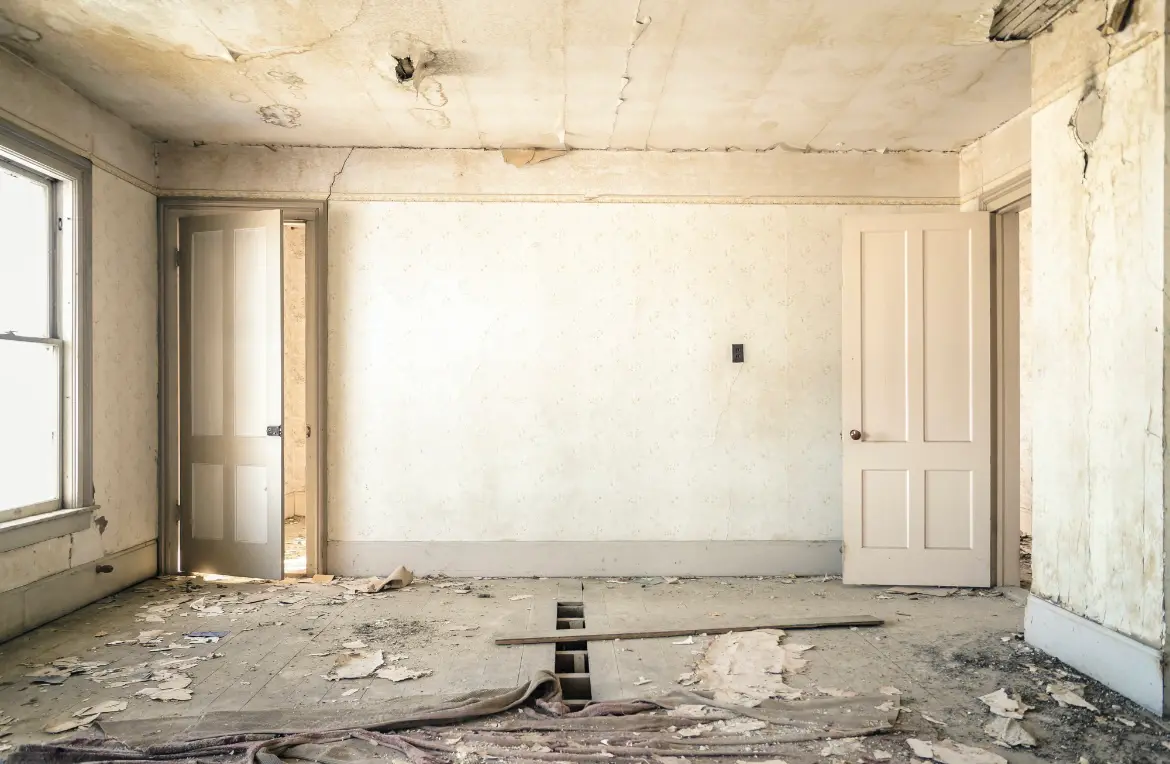 Waste disposal crew managing a cleanout project in Vandalia